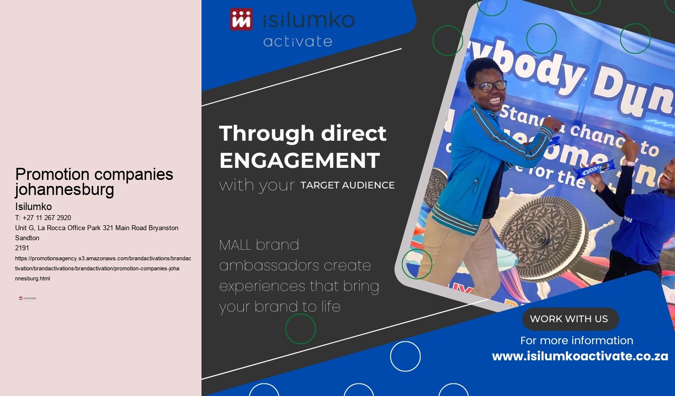 promotion companies johannesburg